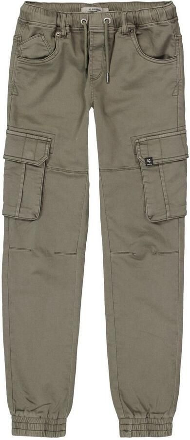 Garcia regular fit cargobroek mosgroen Jongens Jog denim Effen 128 - Foto 7