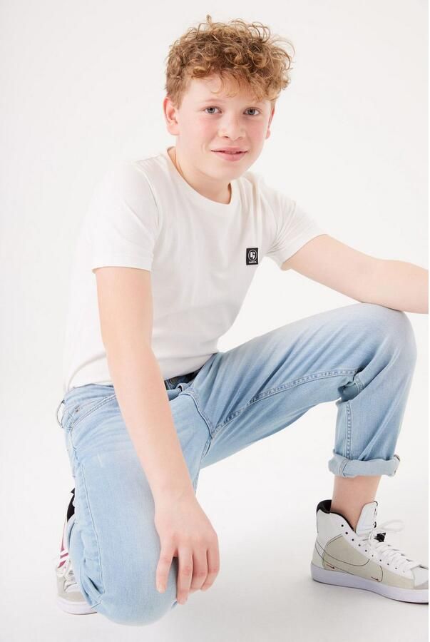 Garcia Dad-jeans Dalino voor jongens met verwoeste effecten - Foto 3