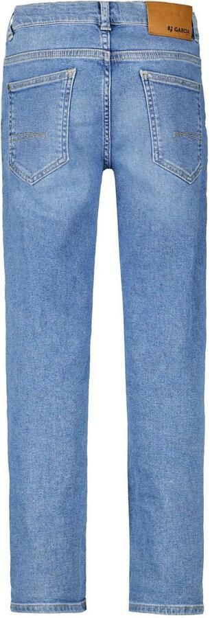 Garcia tapered fit jeans Dalino medium used Blauw Jongens Denim Effen 146 - Foto 6