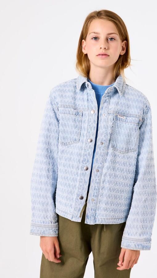 Garcia Jeansjack met structuurpatroon - Foto 6