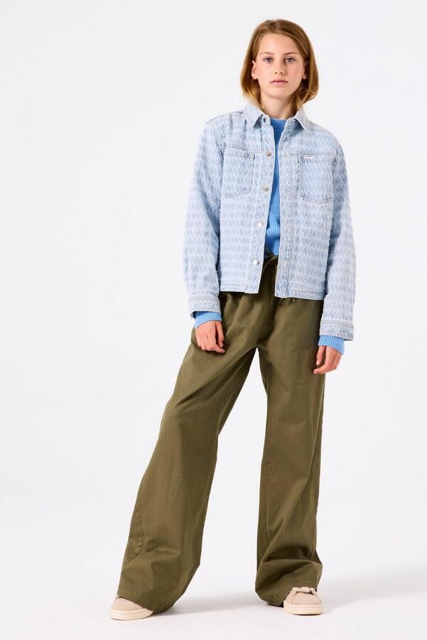 Garcia Jeansjack met structuurpatroon - Foto 4