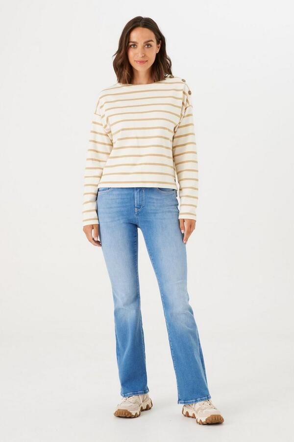 Garcia flared jeans Celia medium blue denim - Foto 5