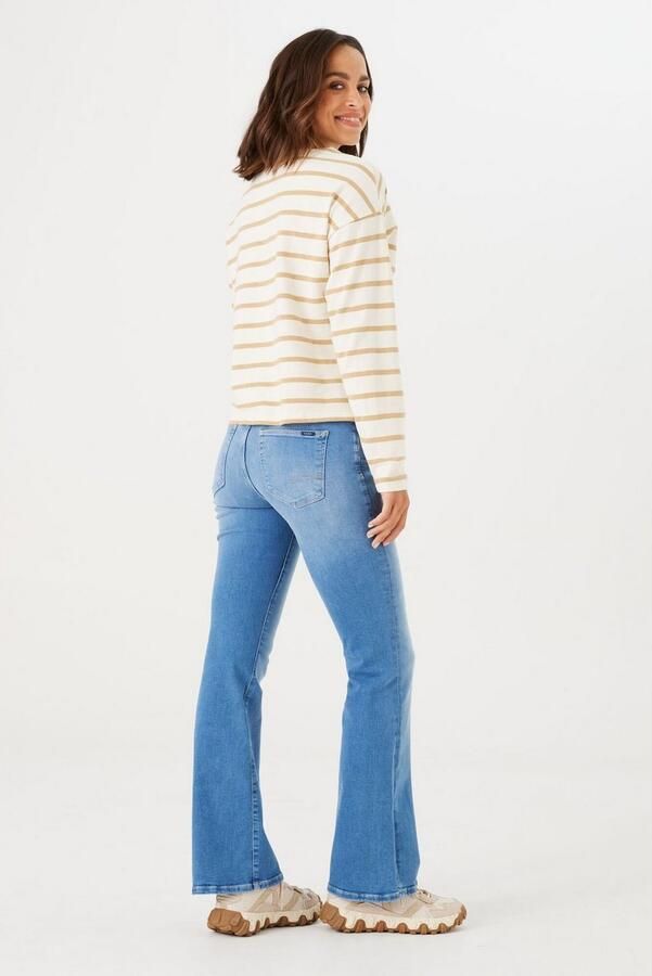 Garcia flared jeans Celia medium blue denim - Foto 4