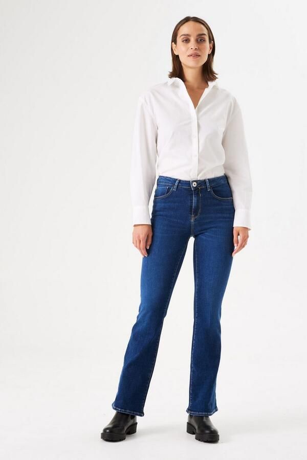 Garcia Bootcut-jeans van katoenmix model 'Celia' - Foto 4