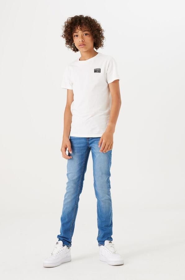 Garcia slim fit jeans Tavio medium used Blauw Jongens Stretchdenim Effen 128 - Foto 5