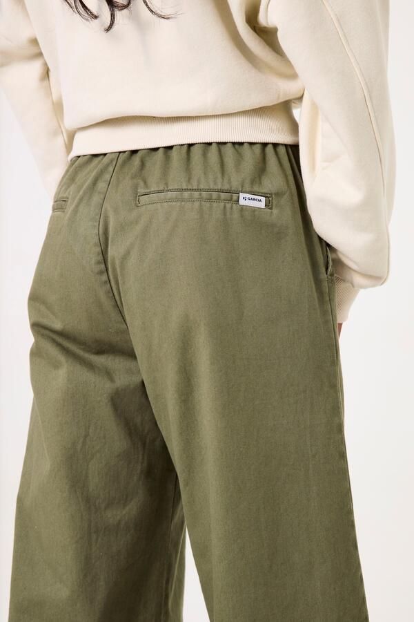 Garcia Stoffen broek met zakken - Foto 5