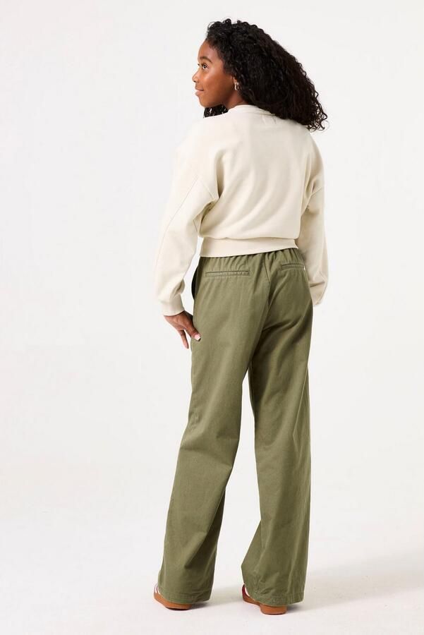 Garcia Stoffen broek met zakken - Foto 3