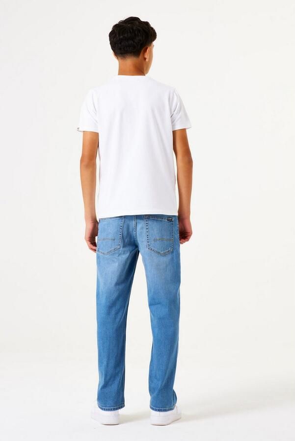 Garcia straight leg high waist medium blue denim - Foto 5