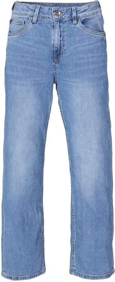 Garcia straight leg high waist medium blue denim - Foto 4