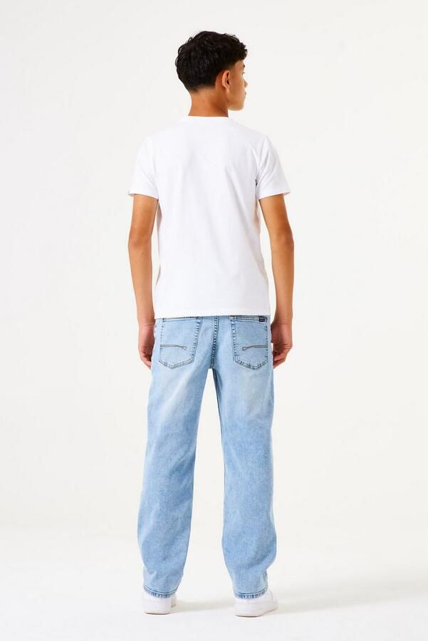 Garcia Straight fit jeans met logopatch model 'Ilyano' - Foto 2