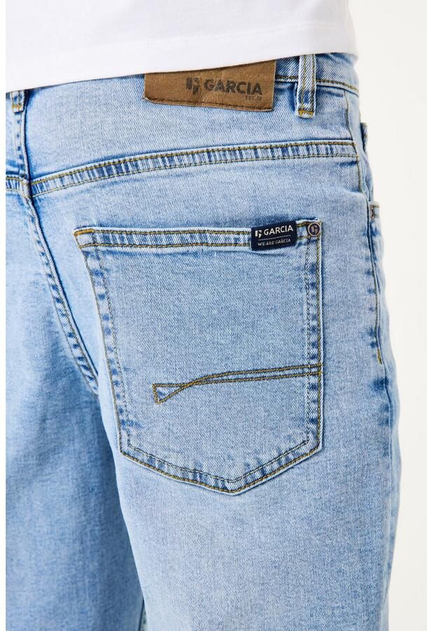 Garcia Straight fit jeans met logopatch model 'Ilyano' - Foto 5