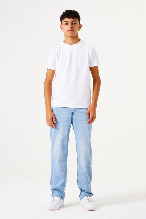 Garcia Straight fit jeans met logopatch model 'Ilyano' - Foto 3