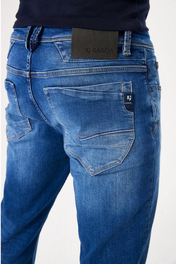 Garcia Straight jeans Rocko in five-pocketsstijl
