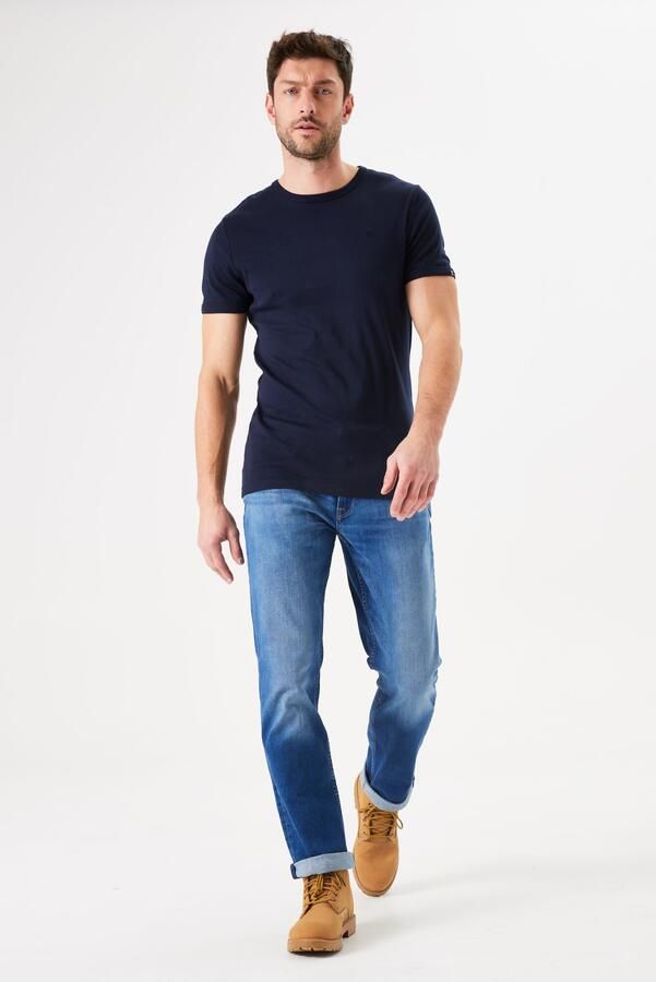 Garcia Straight jeans Rocko in five-pocketsstijl - Foto 5