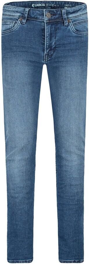 Garcia tapered fit jeans Laszlo 350 dark used Blauw Jongens Stretchdenim 128 - Foto 6