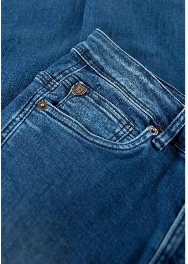 Garcia tapered fit jeans Laszlo 350 dark used Blauw Jongens Stretchdenim 128 - Foto 2
