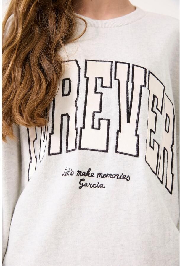 Garcia Sweatshirt met frontprint voor meisjes - Foto 2