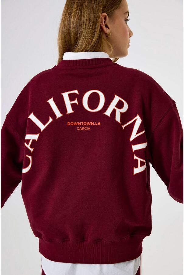 Garcia Sweatshirt met opdruk voor meisjes - Foto 2