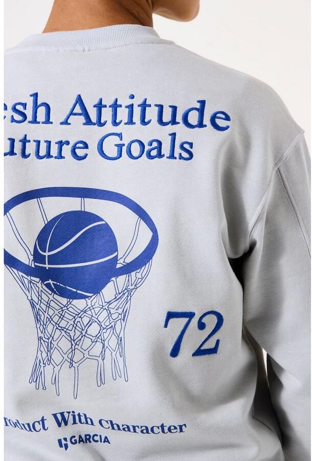 Garcia Sweatshirt met print - Foto 3