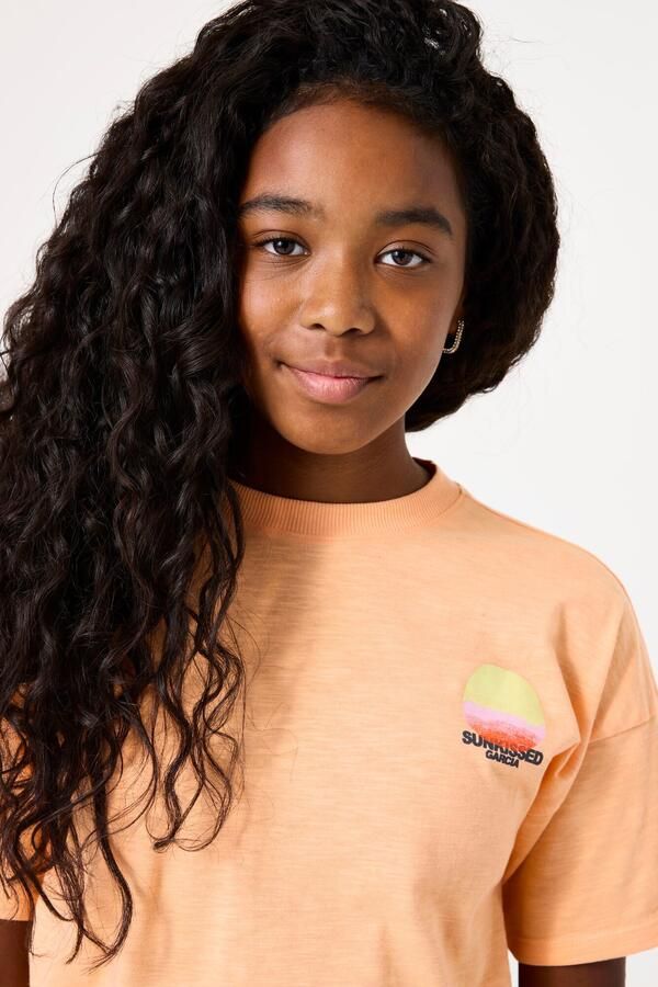 Garcia T-shirt met front- en backprint voor meisjes - Foto 6