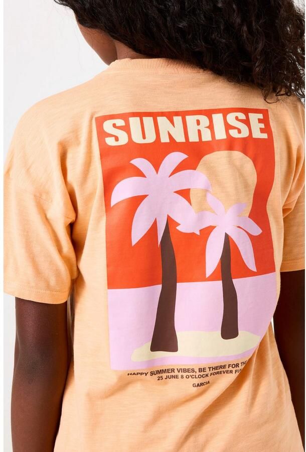 Garcia T-shirt met front- en backprint voor meisjes - Foto 3