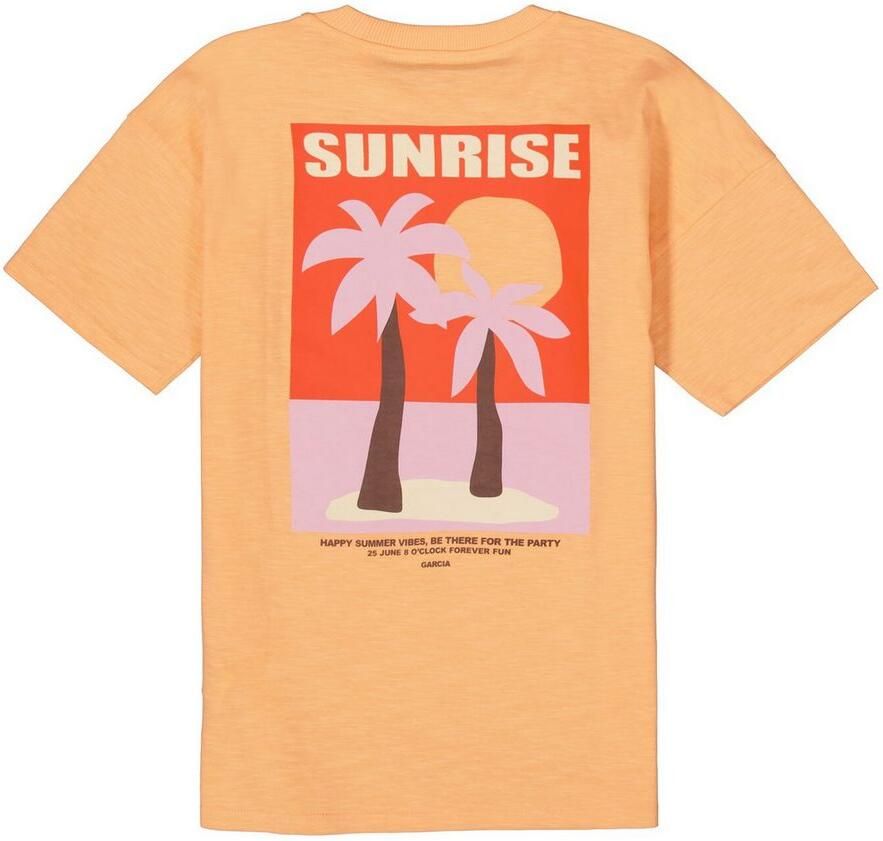 Garcia T-shirt met front- en backprint voor meisjes