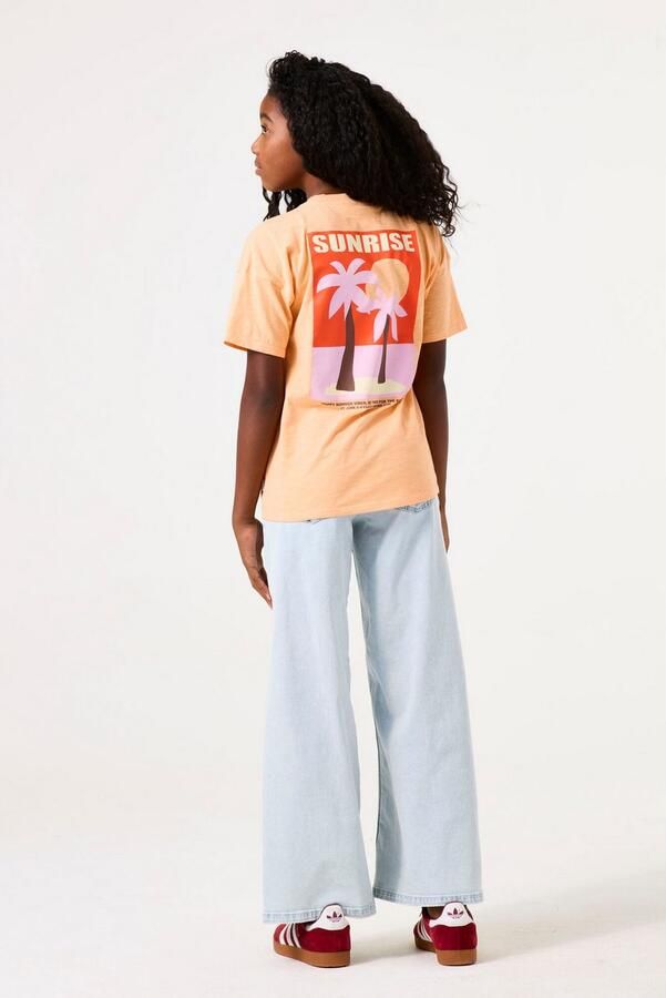 Garcia T-shirt met front- en backprint voor meisjes - Foto 5