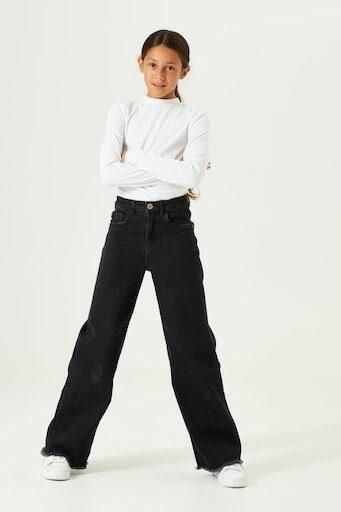 Garcia high waist loose fit jeans Annemay dark used Zwart Meisjes Denim 152 - Foto 5