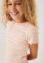 Garcia gestreept T-shirt zalm wit Oranje Meisjes Stretchkatoen Ronde hals 164 170 - Thumbnail 2