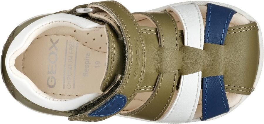 Geox Babyschoentjes B SANDAL MACCHIA BOY sandaal babyschoen klittenbandschoen met kleurrijke riempjes - Foto 5