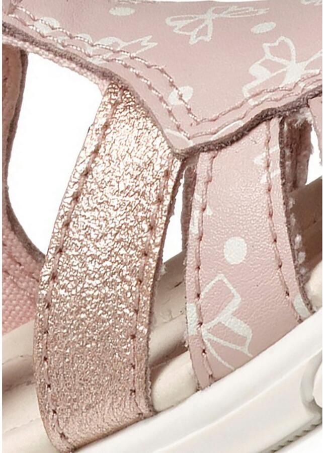 Geox Babyschoentjes B SANDAL ZAPITO GIRL glitter sandaal klittenbandschoen babyschoen in metallic look - Foto 3