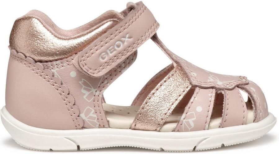 Geox Babyschoentjes B SANDAL ZAPITO GIRL glitter sandaal klittenbandschoen babyschoen in metallic look - Foto 4