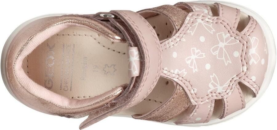 Geox Babyschoentjes B SANDAL ZAPITO GIRL glitter sandaal klittenbandschoen babyschoen in metallic look - Foto 6