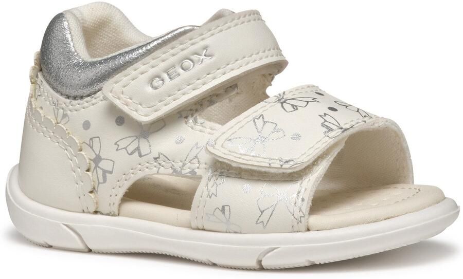Geox Babyschoentjes B SANDAL ZAPITO GIRL glitter sandaal klittenbandschoen babyschoen met metallic print - Foto 6