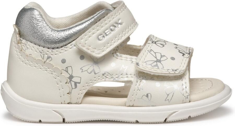Geox Babyschoentjes B SANDAL ZAPITO GIRL glitter sandaal klittenbandschoen babyschoen met metallic print - Foto 3