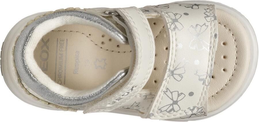 Geox Babyschoentjes B SANDAL ZAPITO GIRL glitter sandaal klittenbandschoen babyschoen met metallic print - Foto 5