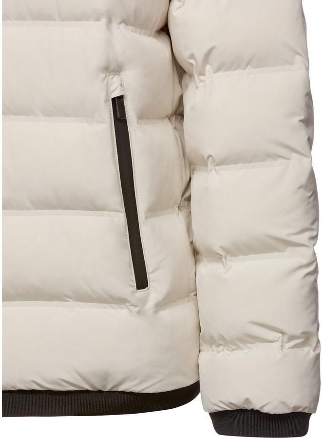 Geox Gewatteerde jas SPHERICA met contrasterende details rits zakken capuchon