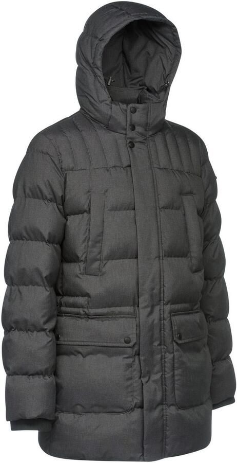 Geox Lang jack Sanford in gemêleerde look 4 zakken capuchon modieuze stitching - Foto 4