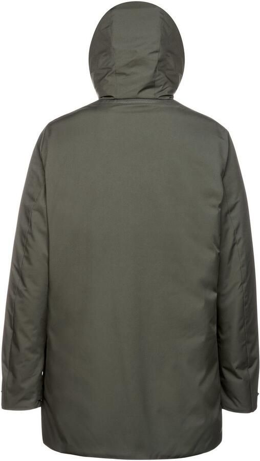 Geox Lang jack SAPIENZA in materiaalmix 4 zakken capuchon verborgen rits - Foto 4