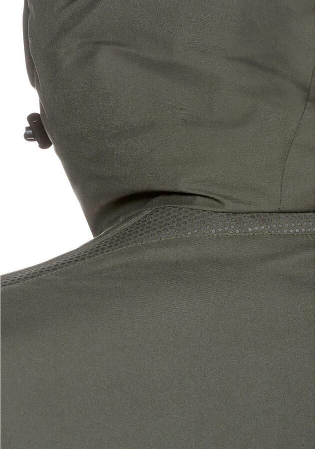 Geox Lang jack SAPIENZA in materiaalmix 4 zakken capuchon verborgen rits - Foto 2