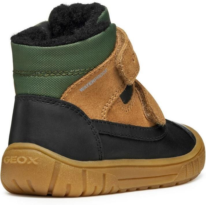 Geox Winterlaarzen B OMAR BOY WPF Klittenbandlaars snowboots met warme voering maatsjabloon om te downloaden