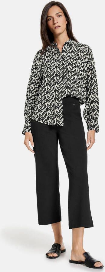 Gerry Weber Edition Stoffen broek met labeldetail model 'Culotte'