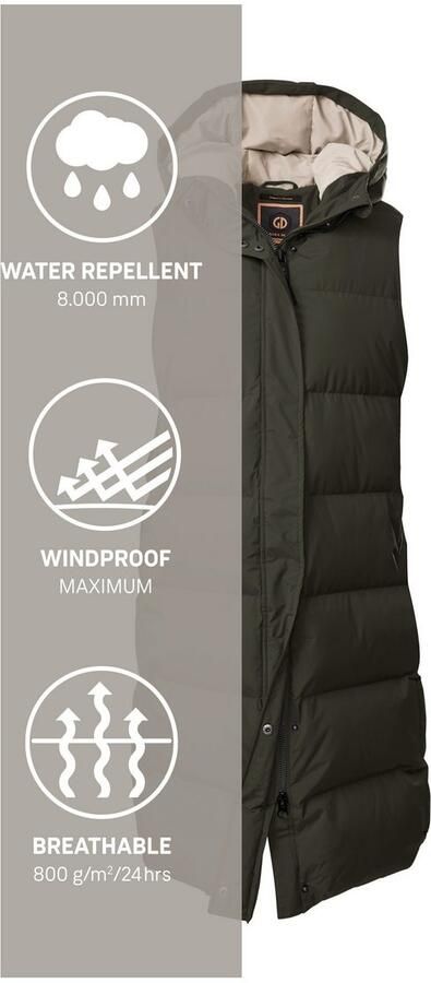 G.I.G.A. DX by killtec Bodywarmer GW 68 WMN QLTD VST Waterafstotende winddichte functionele vest met capuchon ade d - Foto 4