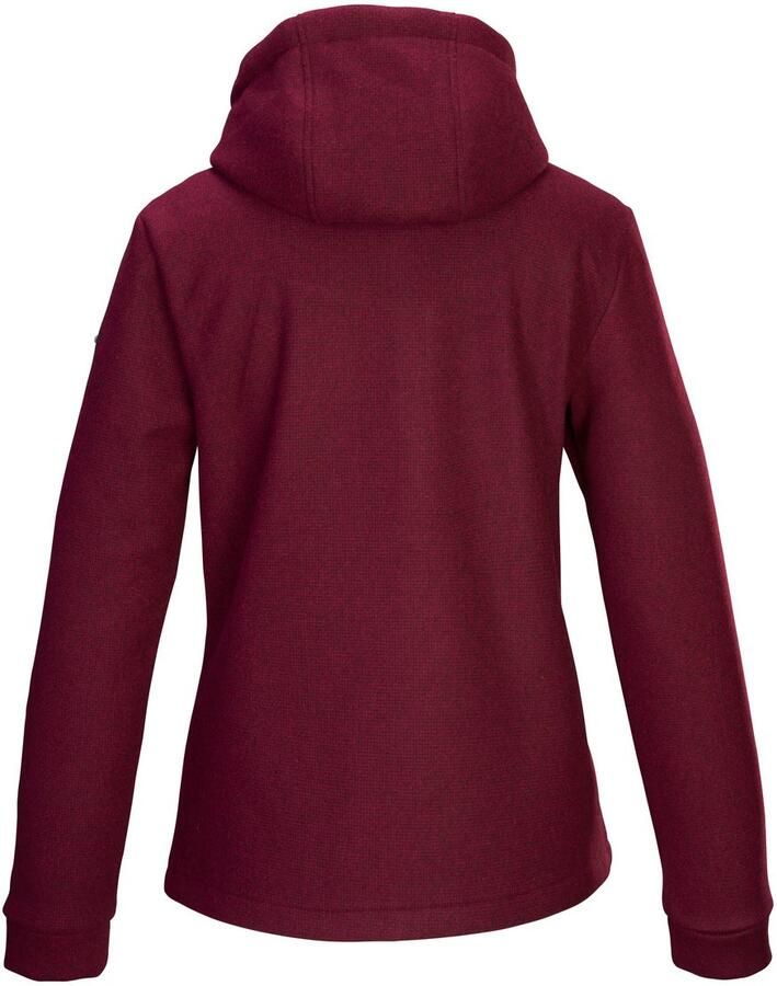 G.I.G.A. DX by killtec Fleecejack GW 38 WMN KNTFLC JCKT Gebreide fleecejack met teddyvoering verstelbare capuchon kinbescherming