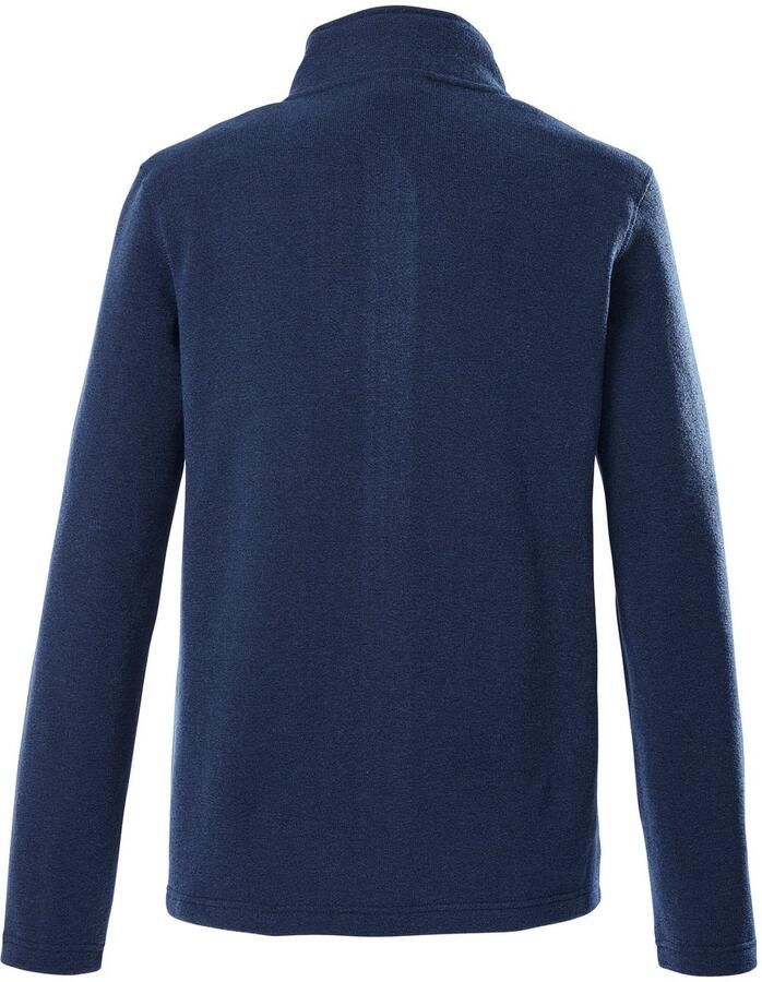 G.I.G.A. DX by killtec Fleecejack GW 81 MN KNTFLC JCKT Gebreide fleecejack gemêleerd zakken met ritssluiting kinbescherming