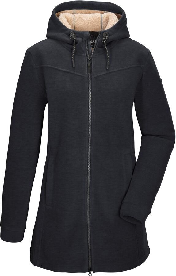 G.I.G.A. DX by killtec Fleecejack GW 82 WMN FLC PRK Fleeceparka met teddybont 2-weg-ritssluiting verstelbare capuchon - Foto 2