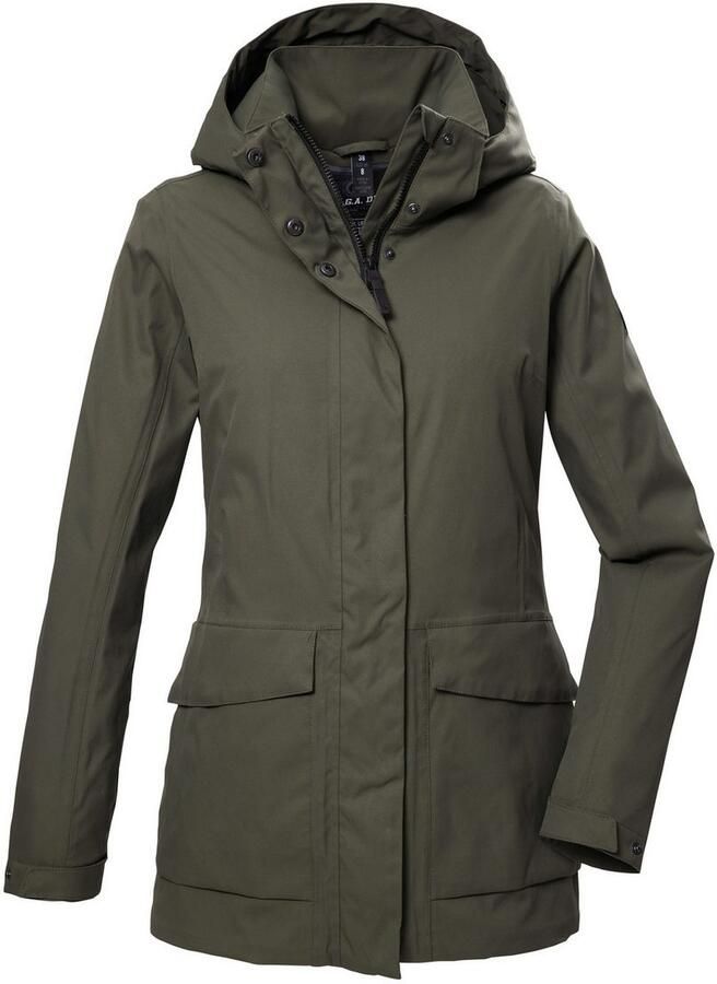 G.I.G.A. DX by killtec Functioneel jack GS 54 WMN JCKT Waterdicht ade d gerecyclede materialen afneembare capuchon - Foto 2