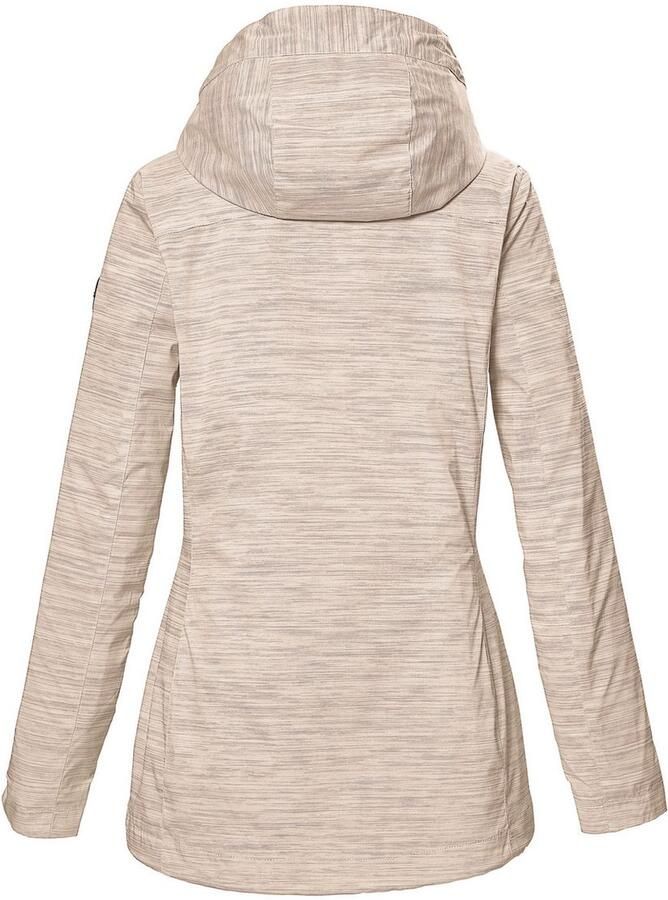 G.I.G.A. DX by killtec Functioneel jack GS 67 WMN JCKT Gestreepte dames outdoorjas waterafstotend 2-weg rits