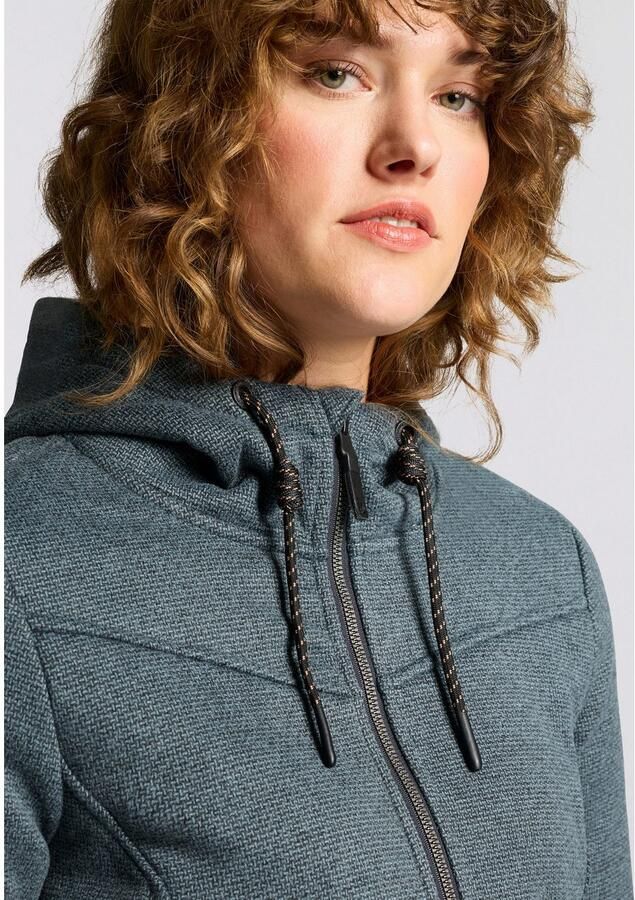 G.I.G.A. DX by killtec Gebreid fleecejack GW 37 WMN KNTFLC PRK verwar d & windafstotend overgangsjas (1 stuk)