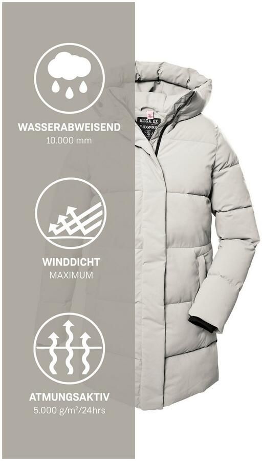 G.I.G.A. DX by killtec Gewatteerde jas GW 1 WMN QLTD PRK Dames Gewatteerde Parka winddicht waterafstotend 10.000 mm Waterkolom - Foto 5